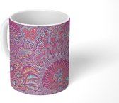 Mok - Koffiemok - Koraal - Hart - Vis - Zeewier - Design - Mokken - 350 ML - Beker - Koffiemokken - Theemok