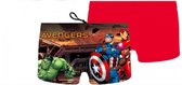 Marvel Avengers zwembroek - rood - maat 122/128 - 7/8 jaar