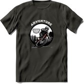 Adventure T-Shirt | Mountainbike Fiets Kleding | Dames / Heren / Unisex MTB shirt | Grappig Verjaardag Cadeau | Maat XXL