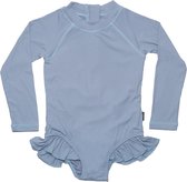 Kikibini - badpak meisjes - UV zwemkleding - blauw - maat 110/116
