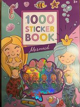 Stickerboek zeemeermin  1000 stuks - Stickerboek mermaid 1000 stickers