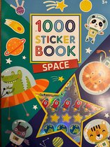 stickerboek ruimte met 1000 stickers - stickerboek space