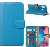 Samsung Galaxy A40 (SM-A405F) - Bookcase Turquoise - Portefeuille - Magneetsluiting