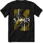 Crazy Summer | TSK Studio Zomer Kleding  T-Shirt | Geel | Heren / Dames | Perfect Strand Shirt Verjaardag Cadeau Maat 3XL