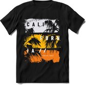 California Summer | TSK Studio Zomer Kleding  T-Shirt | Geel | Heren / Dames | Perfect Strand Shirt Verjaardag Cadeau Maat 3XL