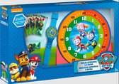 Paw Patrol - Klok  - Horloge - Tijdspel 39 Cm 3-delig
