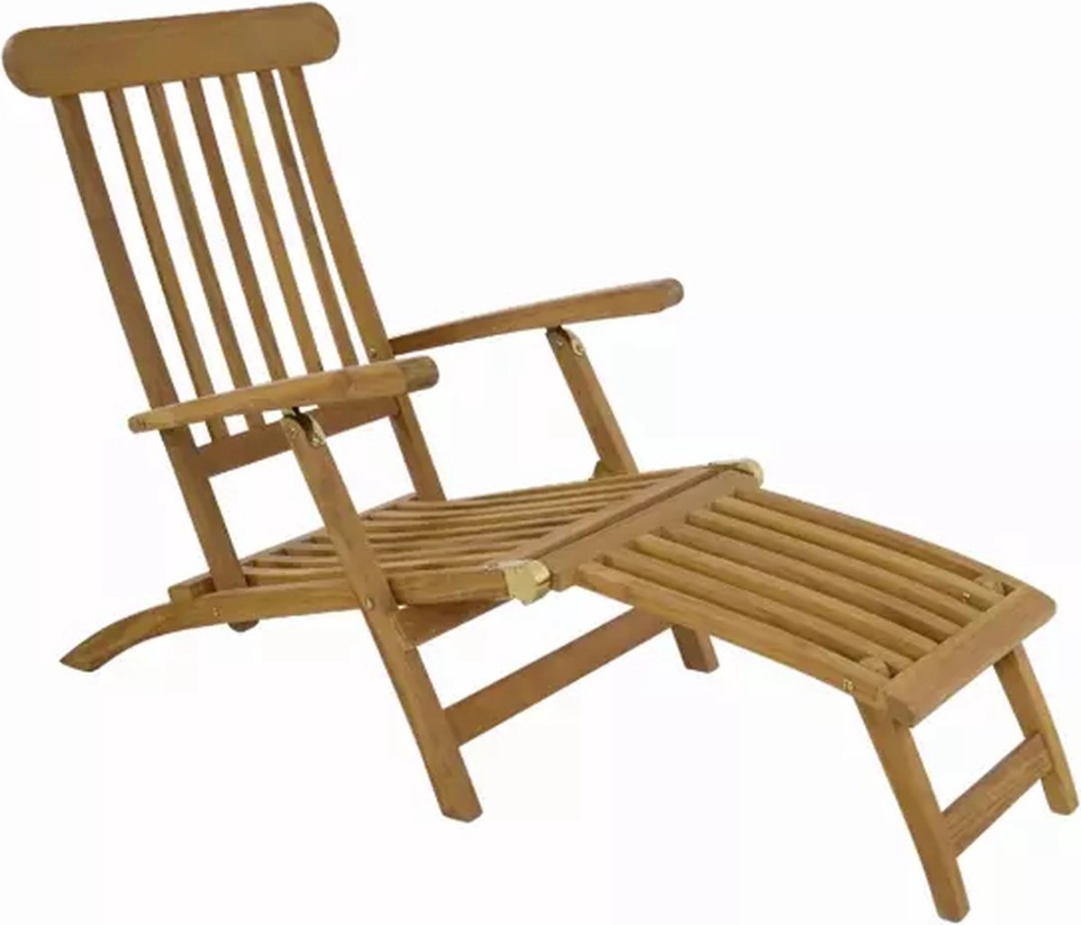 Lesli Living Deckchair teak réglable