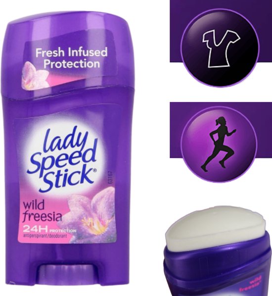 Lady Speed Stick Wild Freesia Deodorant AntiTranspirant Deodorant