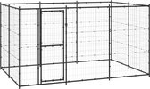 vidaXL Hondenkennel 7,26 m² staal