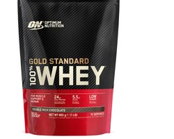 DA Optimum Nutrition Gold Standard 100% Whey Protein - Double Rich Chocolate - Proteine Poeder - Eiwitshake - 465 gram (15 servings) - 15 stuks