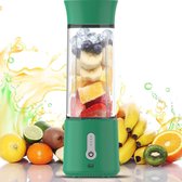 Smoothie Maker Portable - Innovigo - Blender To Go - Portable Blender - Draagbare Blender - 0.5 Liter - Draadloos - USB-C Oplaadbaar - Groen - BSE