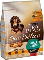 PROPLAN Duo Delice Croquettes - Rijk aan rundvlees - Voor kleine volwassen honden - 2,5 kg