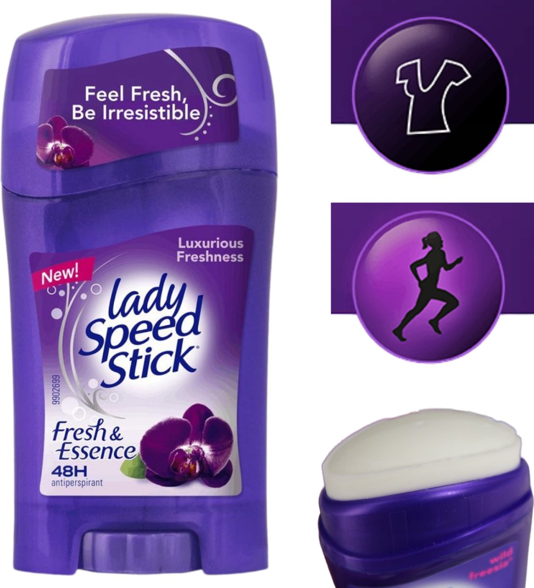 Goedkoopste Lady Speed Stick Black Orchid Deodorant Stick - Deodorant Vrouw - 45g