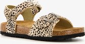 Scapino meisjes bio sandalen met cheetah print - Beige - Maat 24