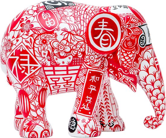 Elephant Parade - Little Happy - Handgemaakt Olifanten Beeldje - 15cm