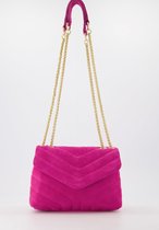 Mirazo Crossbodytas Dames Suede Handtas / Damestassen - Celine - Roze Fuchsia