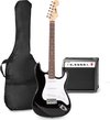 foto van Elektrische gitaar met gitaar versterker - MAX Gigkit - Perfect voor beginners - incl. gitaar stemapparaat, gitaartas en plectrum - Zwart