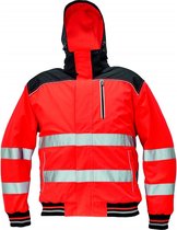 CRV Knoxfield Hi-Vis Pilot Winterjas 03010466 - Fluo Rood - XL