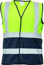 CRV Lynx Duo Signalisatie Verkeersvest 03030115 - Fluo Geel/Marine - M