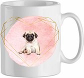 Mok Pug 3.3| Hond| Hondenliefhebber | Cadeau| Cadeau voor hem| cadeau voor haar | Beker 31 CL