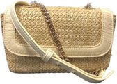Forever New Crossbody Maya Dames 9,5 Cm Vegan Stro Goud