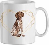 Mok pointer korthaar 3.4| Hond| Hondenliefhebber | Cadeau| Cadeau voor hem| cadeau voor haar | Beker 31 CL