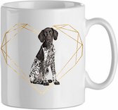 Mok pointer korthaar 4.3| Hond| Hondenliefhebber | Cadeau| Cadeau voor hem| cadeau voor haar | Beker 31 CL