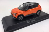 Norev 1:43 Citroen C3 (Indian market) 2021 - Oranje met grijs