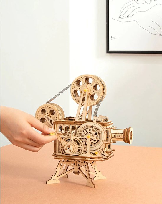 Wood Trick Wooden Model Car Kit for Car Building, Rides up to 9.7 m, Highly Detailed and Robust - No Batteries, 3D Wooden Puzzle, Mechanical