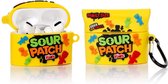 Apple AirPods Pro - Sour Patch Case - Siliconen Hoesje - Met Riemclip - Geschikt voor AirPods Pro