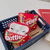 Apple AirPods Pro - Skittles  Case - Siliconen Hoesje - Met Riemclip - Geschikt voor AirPods Pro