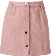 Meisjes rok oudroze met sierknopen | Maat 164/14Y