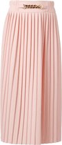 Meisjes plisse rok ketting roze - lang | Maat 104/ 4Y