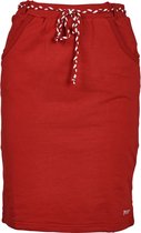 Dames rok terry bordeaux | Maat M