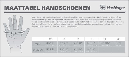 Harbinger - Pro WristWrap Fitnesshandschoenen - L - Harbinger