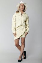 Colourful Rebel Jaimy Studs Boyfriend Trucker Blouse - Maat S