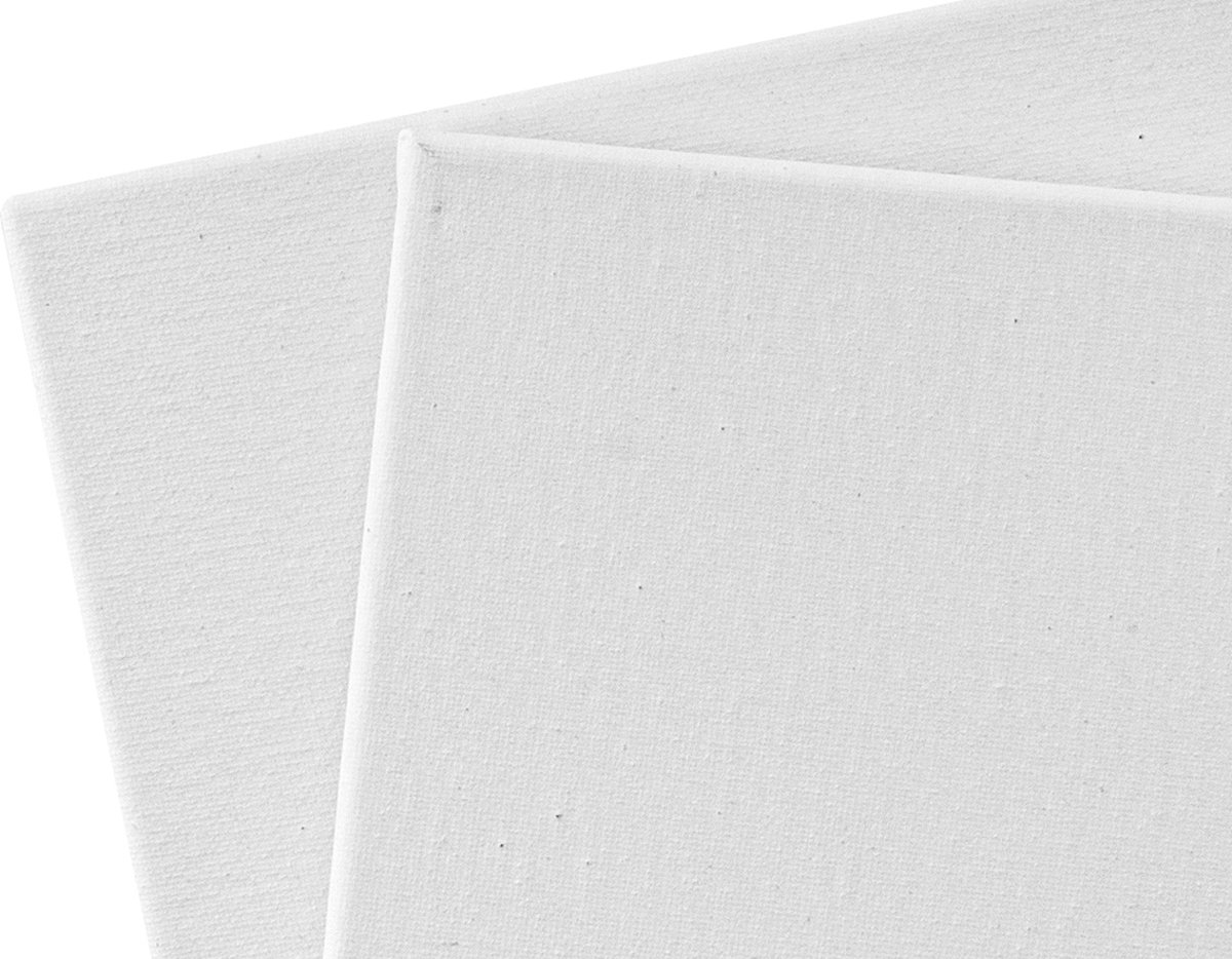 Schildersdoeken Set 24pcs - Formaat 20x20 cm - Hoogwaardige Canvas voor Acryl, Olie & Aquarel - Perfect voor Kunstenaars & Hobbyisten — afbeelding 2