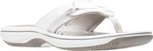 Clarks Brinkley Sea Dames Slippers - White - Maat 41
