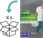 6 pakken Depend Pants Normal L/XL Incontinentie - 54 stuks - Incontinentiebroekjes