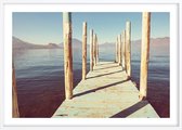 Poster Met Witte Lijst - Atitlan Poster