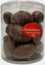 paas eitjes melk - Pasen - chocolade - in doorzichtige koker - 250 gram