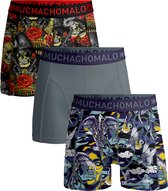 Muchachomalo-3-pack onderbroeken voor mannen-Elastisch Katoen-Boxershorts - Maat XXXL
