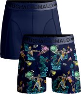 Muchachomalo-2-pack onderbroeken voor mannen-Elastisch Katoen-Boxershorts - Maat XXXL