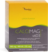Calcimag complete formule Calcium + Magnesium + Vitamine D3 - 60 Kauwtabletten Lemon 500mg