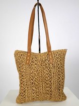 Zomertas - Ibiza Style - Gevlochten - Beige