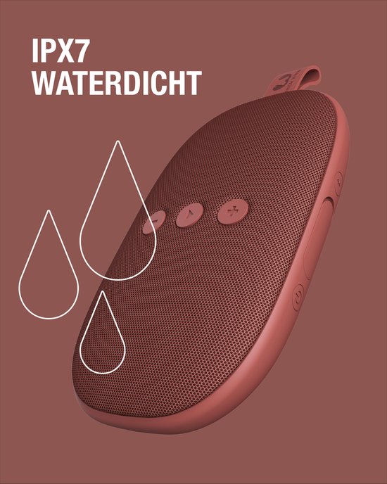 Fresh ‘n Rebel Rockbox Bold X - Bluetooth speaker draadloos - Safari Red van Fresh ‘n Rebel — afbeelding 4