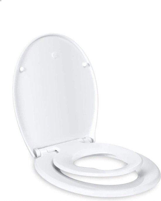 van Dam Exclusive® WC Bril - Toiletbril Dubbel - Verkleiner Voor Kinderen - 2 1 -... | bol.com