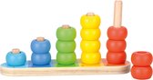 Bino Stapelringen Basis Junior 24 X 14 X 7 Cm Hout 16-delig