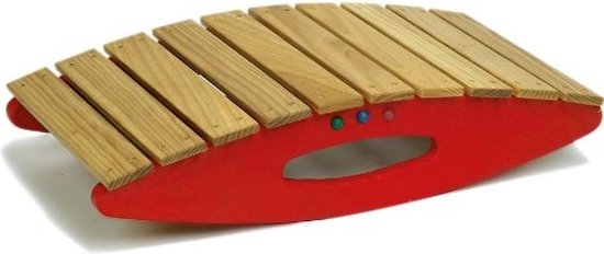 Balance Board met vingerbescherming, balanceerplank van hout, 80 x 30 cm, wiebelplank voor kinderen en volwassenen, yoga, fitness, racker met vilten zijde (beschermt parket, planken en tegels