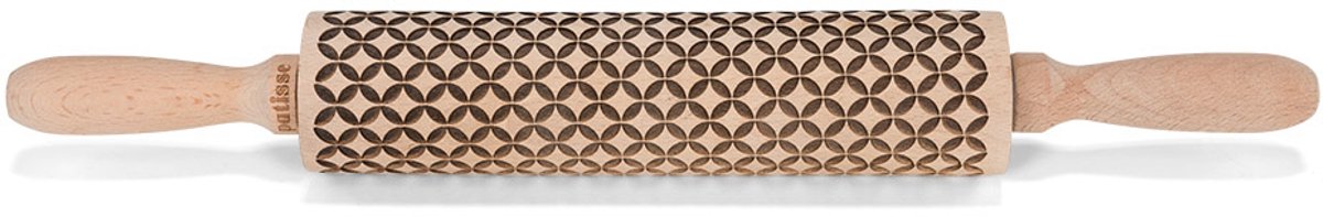 Patisse Deegroller Met Decoratie 20 Cm Hout Bruin